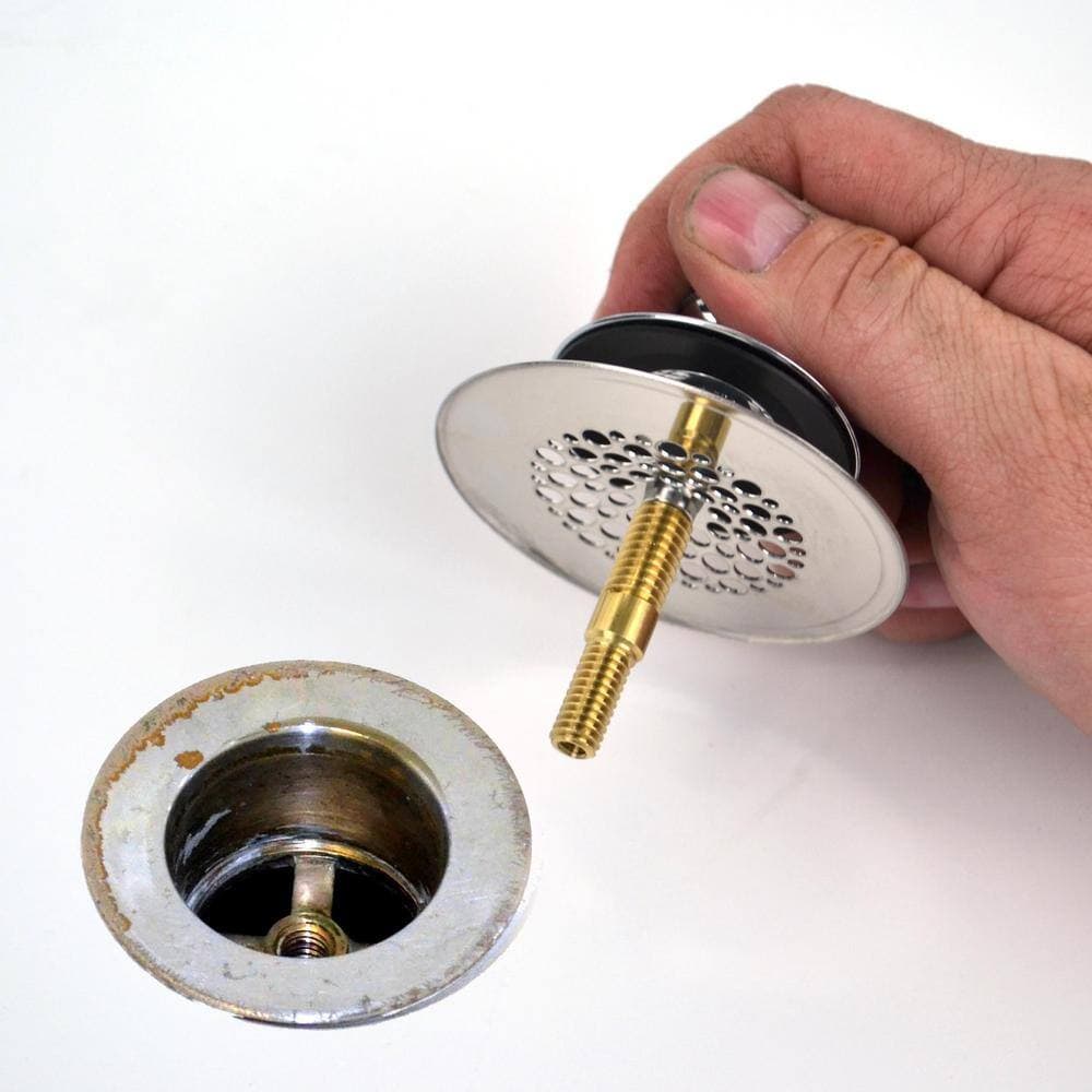 Watco Universal NuFit Foot Actuated Bathtub Stopper w/Grid Strainer and 3/8-5/16 in. Pin Adapter in Bronze (2)