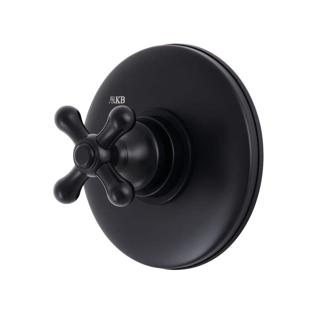 Kingston Brass Vintage Single-Handle Volume Control in Matte Black (1)