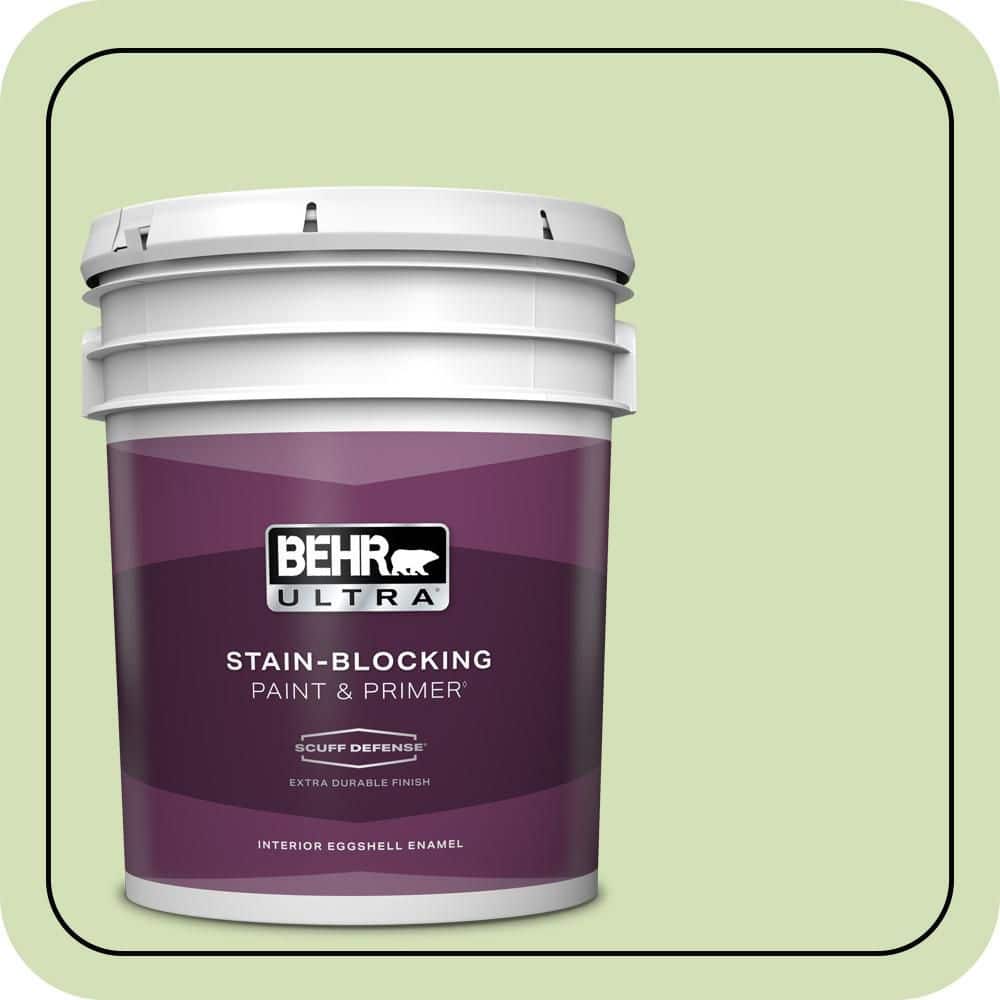 BEHR ULTRA 5 gal. #MQ4-45 Spring Glow Extra Durable Eggshell Enamel Interior Paint & Primer