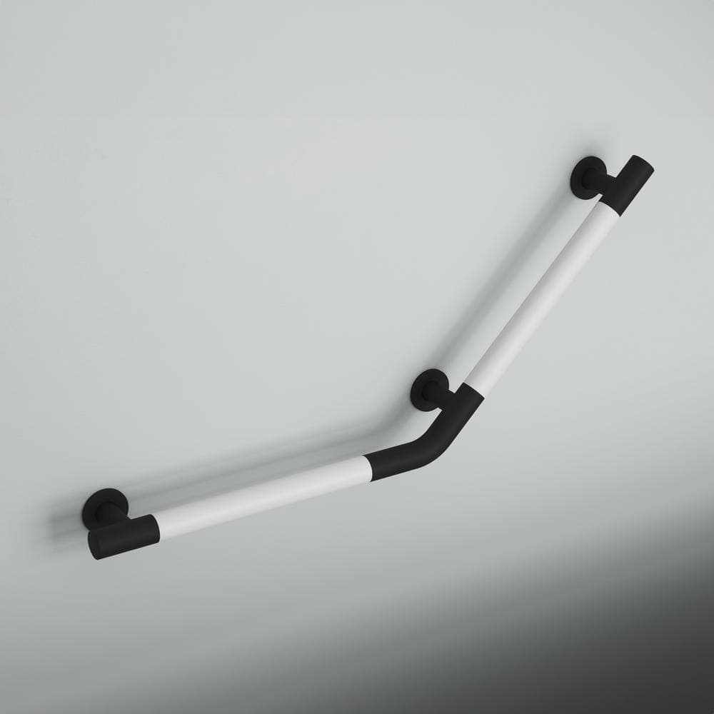 Swiss Madison Auvergne 18 in. x 18 in. Angled Grab Bar in Matte Black (3)