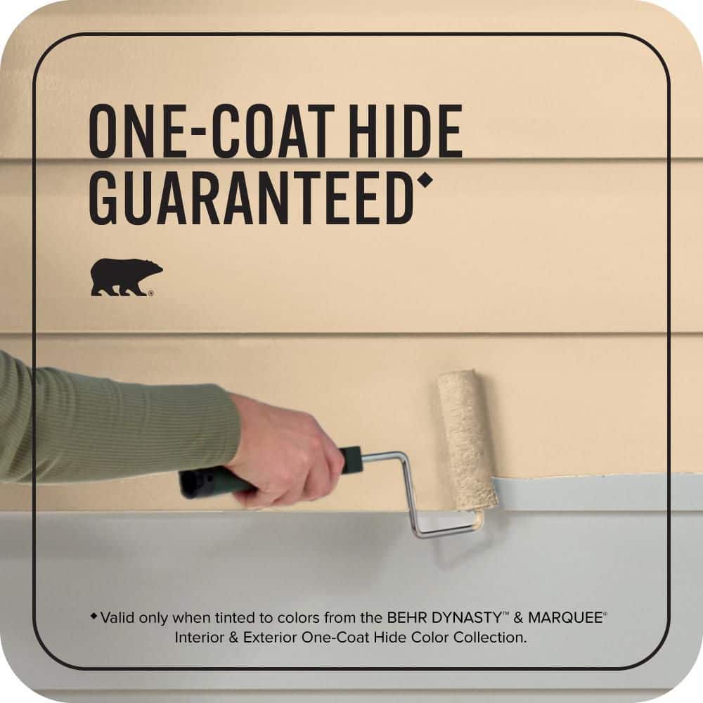 BEHR MARQUEE 1 gal. #MQ3-43 Ceramic Beige Flat Exterior Paint & Primer (3)