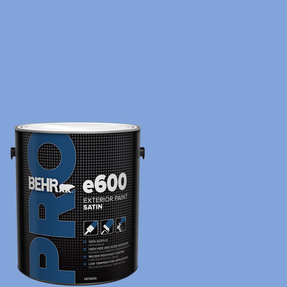 BEHR PRO 1 gal. #P530-4 Periwinkle Satin Exterior Paint