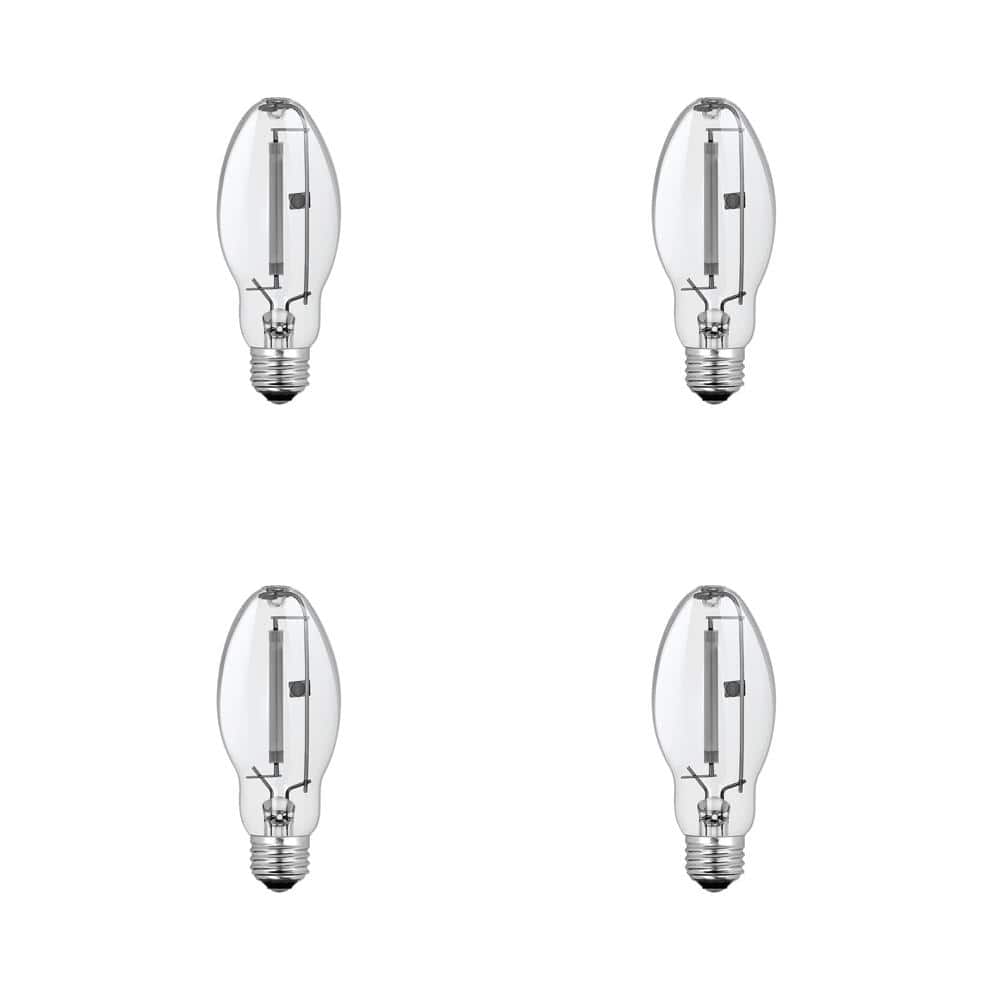 Feit Electric 150-Watt ED17 Shape Clear High Pressure Sodium E26 Medium Base HID Light Bulb (4-Pack)