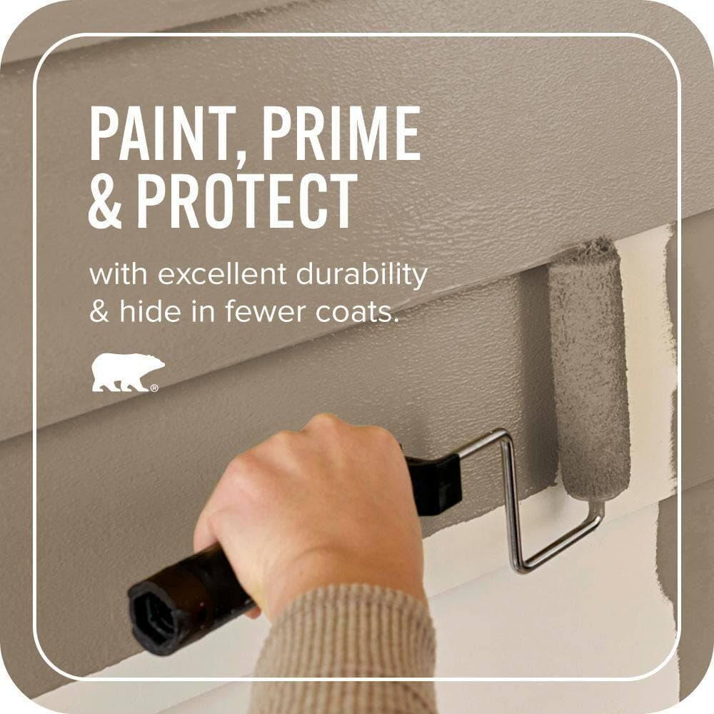 BEHR ULTRA 1 qt. #PPU7-03A Sophisticate Satin Enamel Exterior Paint & Primer (3)