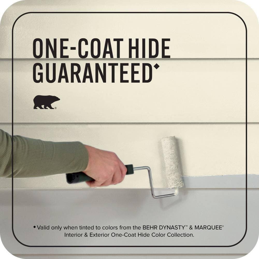BEHR MARQUEE 5 gal. #PPU7-14 Apple Core Satin Enamel Exterior Paint & Primer (3)