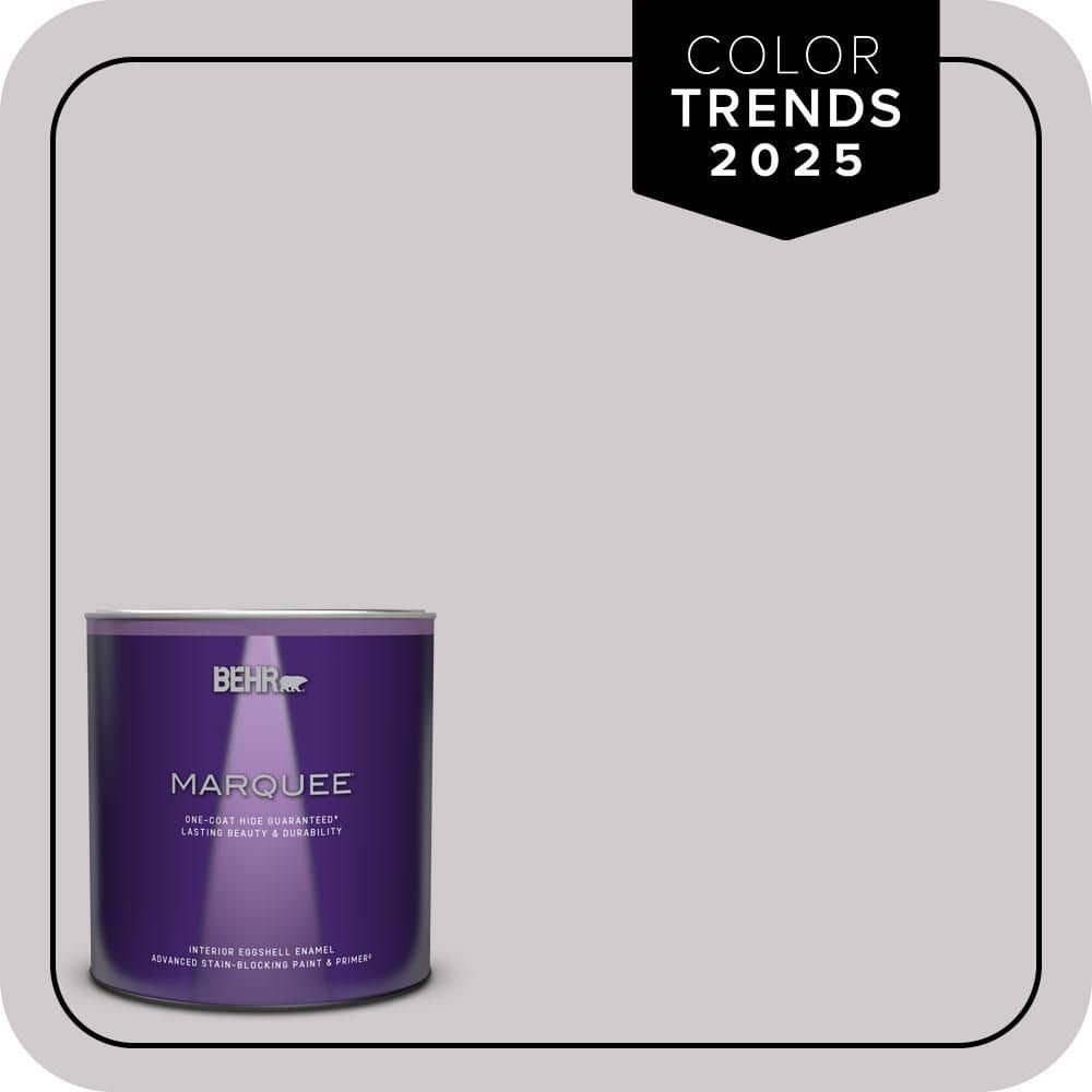 BEHR MARQUEE 1 qt. #MQ3-28 Rock Crystal One-Coat Hide Eggshell Enamel Interior Paint & Primer