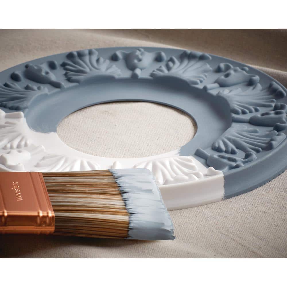 Hampton Bay 10 in. White Victorian Ceiling Medallion (4)