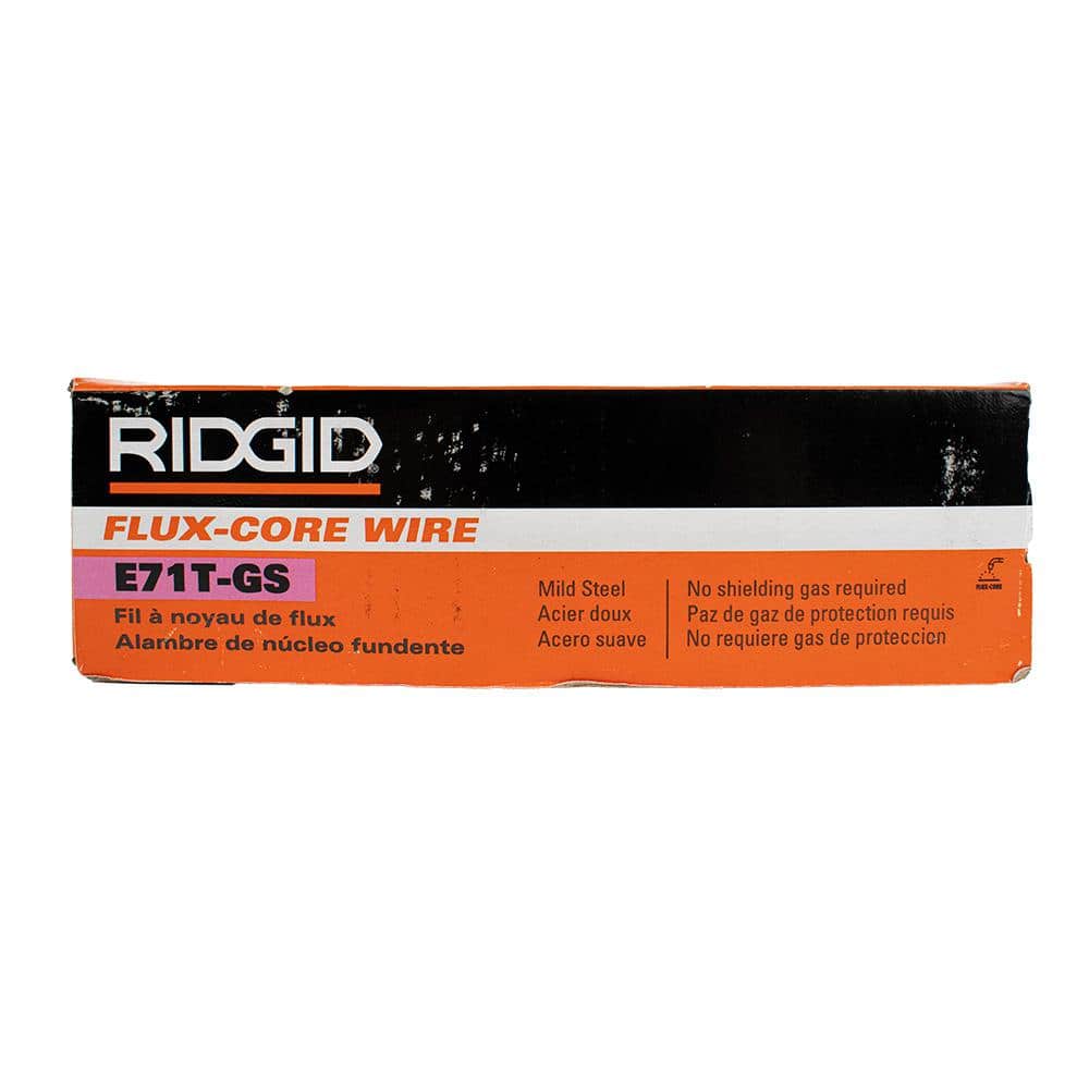 RIDGID .030 E71T-GS Flux-Core Welding Wire No Gas Required (10 lb. Spool) (3)