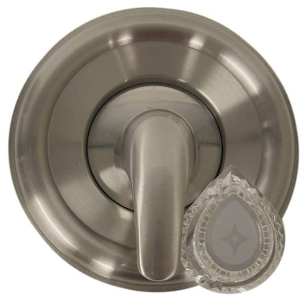 DANCO 1-Handle Valve Trim Kit in Brushed Nickel for MOEN Tub/Shower Faucets (Valve Not Included) (2)