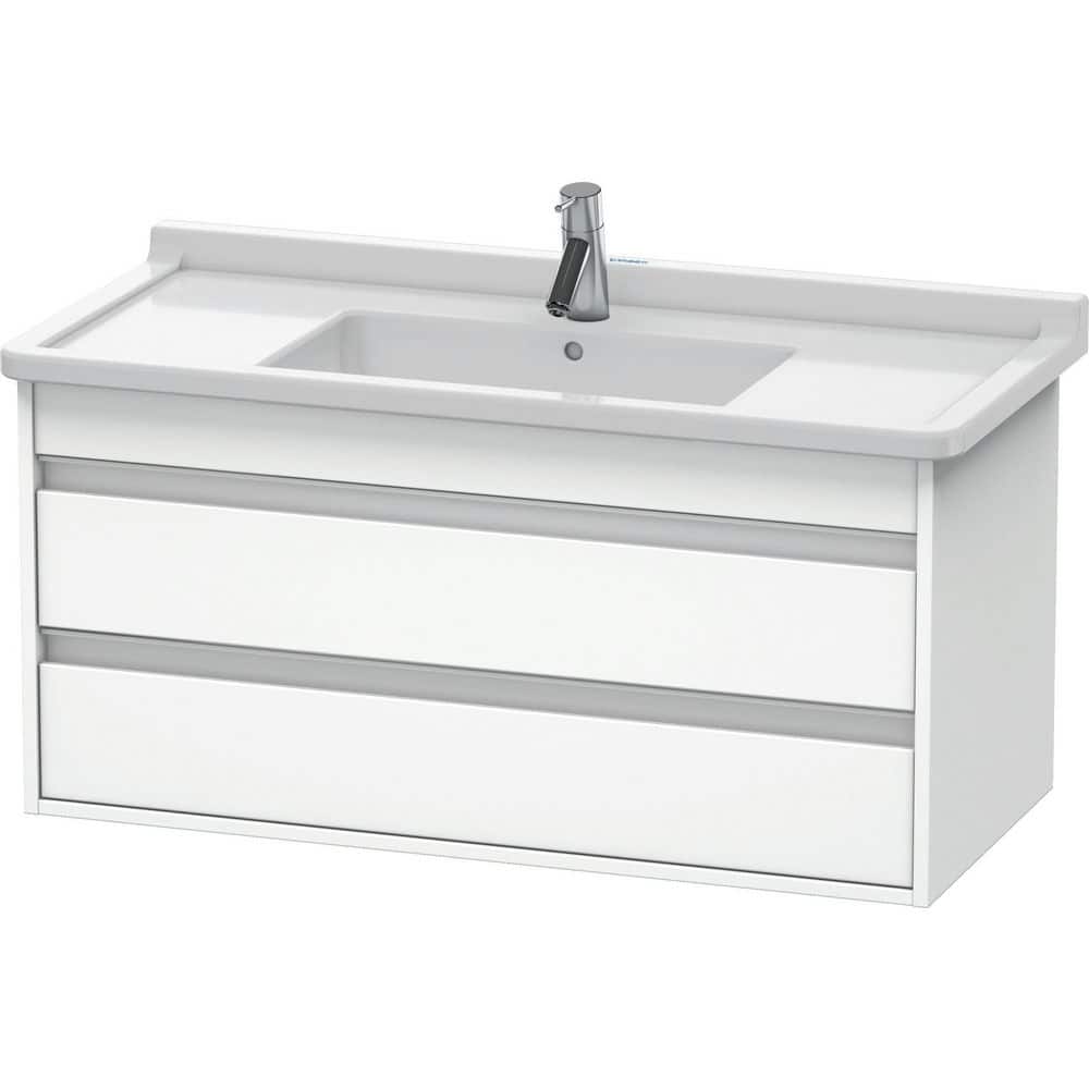 Duravit Ketho 17.88 in. W x 39.38 in. D x 18.88 in. H Bath Vanity Cabinet without Top in White (1)