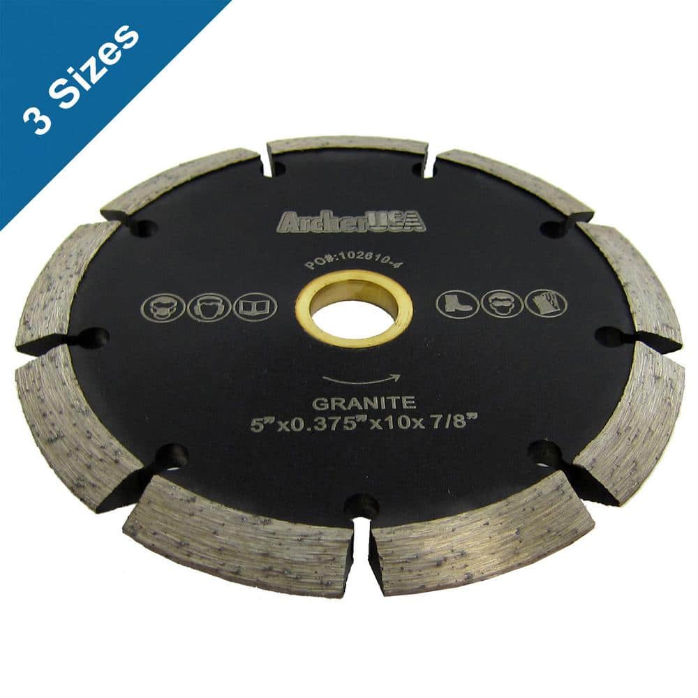 Archer USA 4.5 in. Crack Chaser Diamond Blade for Concrete Repair