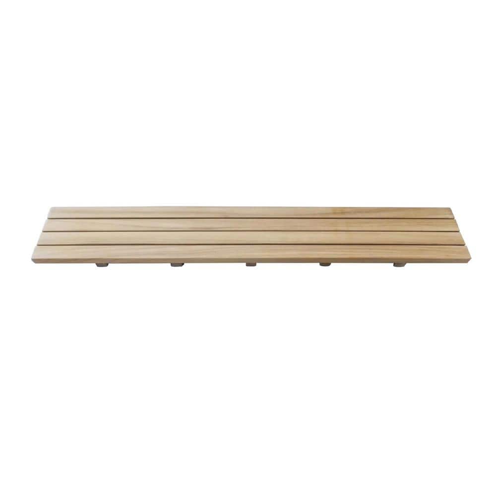 ARB Teak and Specialties Fiji 44 in. x 6.75 in. Bathtub Caddy in Natural Teak