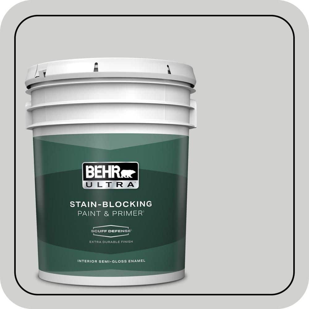 BEHR ULTRA 5 gal. #PPU26-15 Halation Extra Durable Semi-Gloss Enamel Interior Paint & Primer