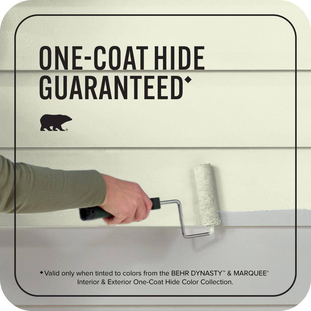 BEHR MARQUEE 1 gal. #P360-1 Budding Leaf Flat Exterior Paint & Primer (3)