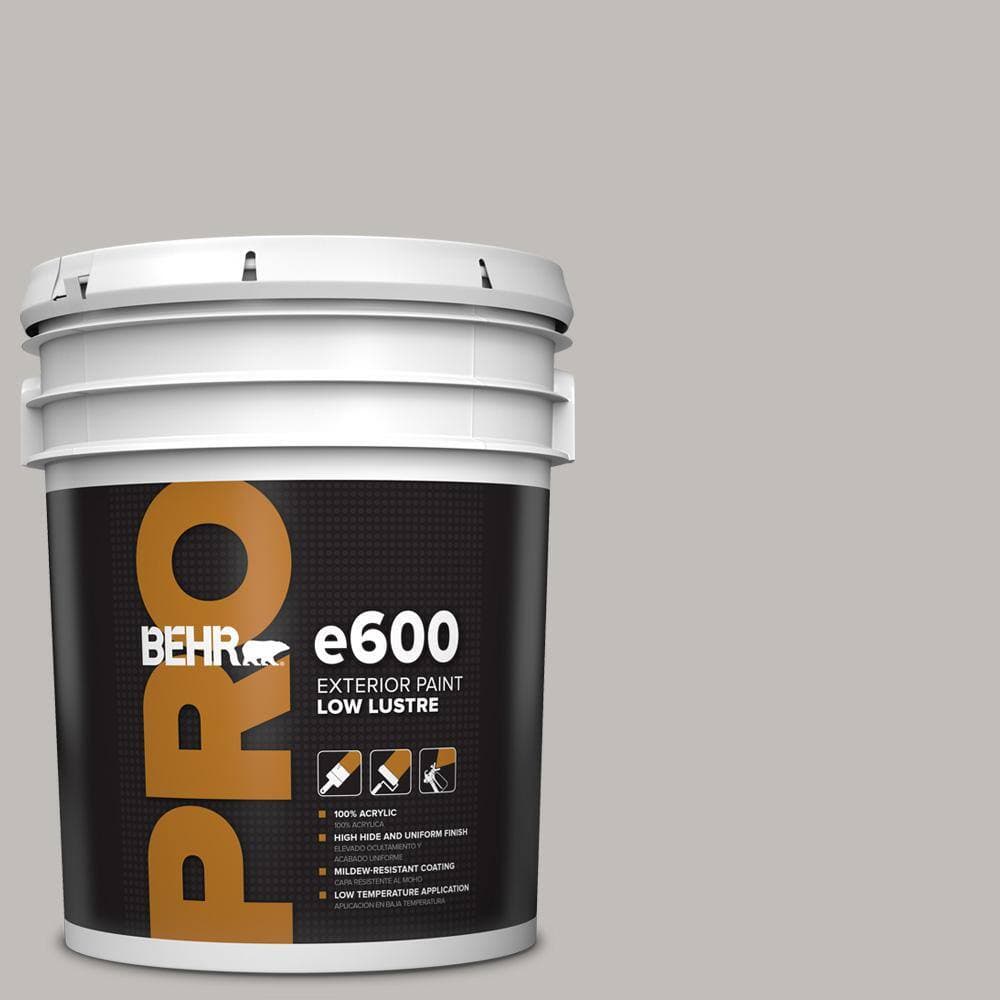 BEHR PRO 5 gal. #HDC-WR15-3 Noble Gray Low Luster Exterior Paint