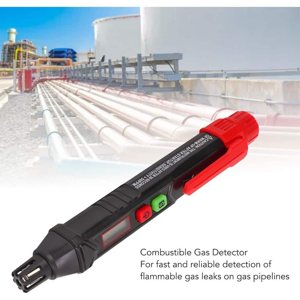 Ahfiwaso Battery Operated Rechargeable Natural Gas Leak Detector with Audible and Visual Alarm for Combustible Methane, Propane (3)