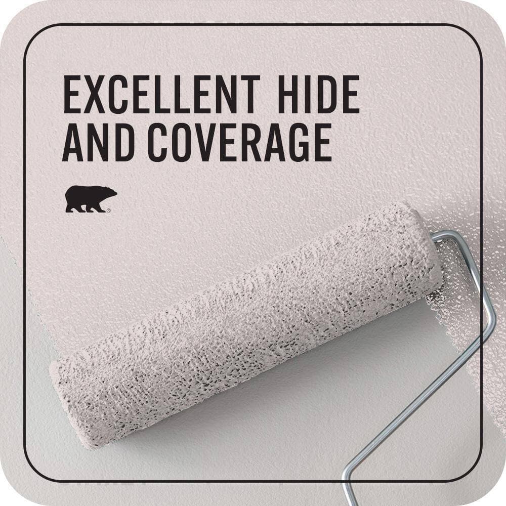 BEHR PREMIUM PLUS #120E-1 Dreamy White Flat EcoMix Plant-Based & Primer (2)