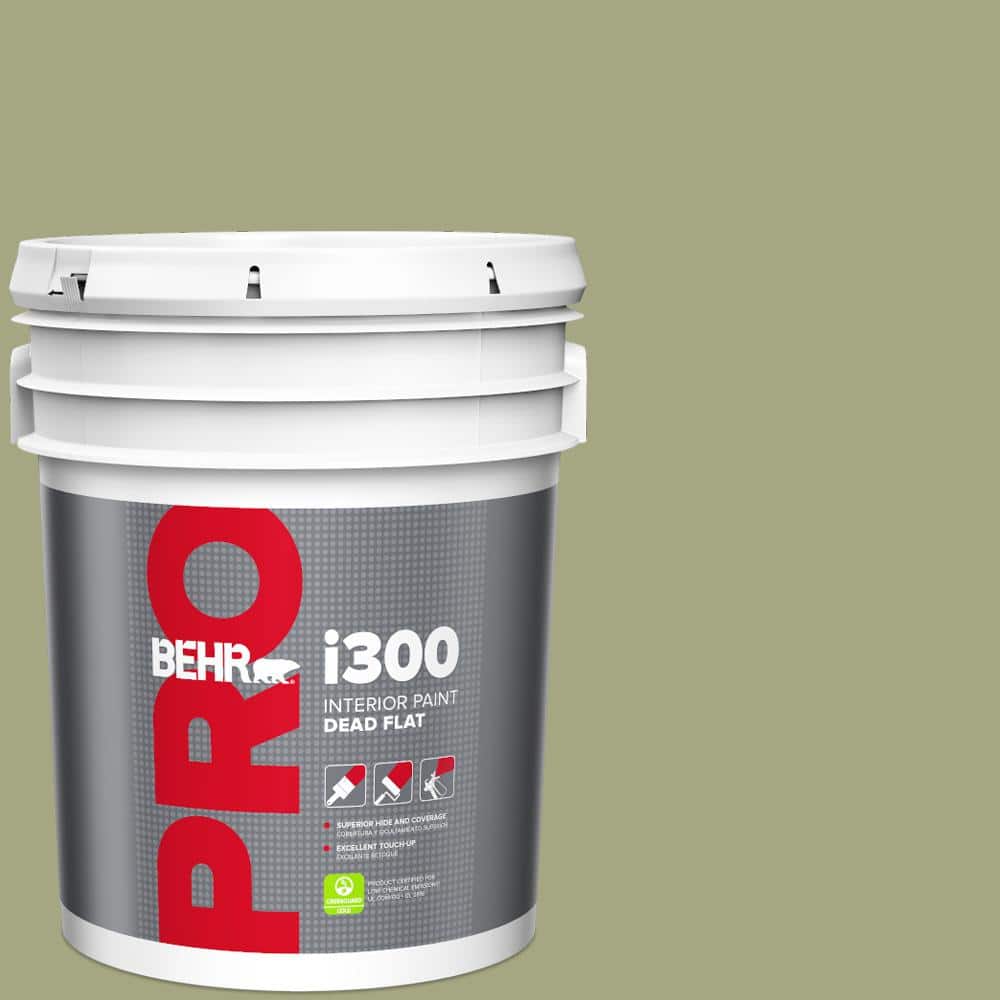BEHR PRO 5 gal. #S370-4 Rejuvenation Dead Flat Interior Paint