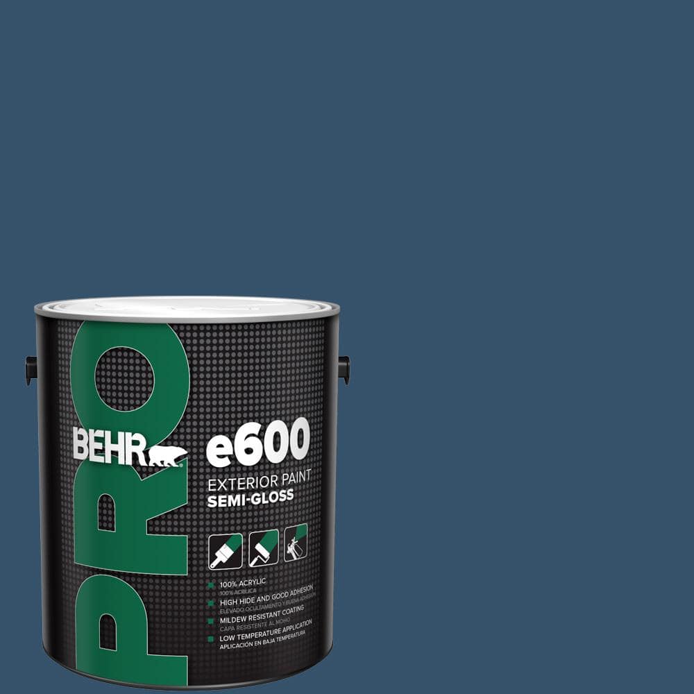 BEHR PRO 1 gal. #MQ5-58 Velvet Rope Semi-Gloss Exterior Paint