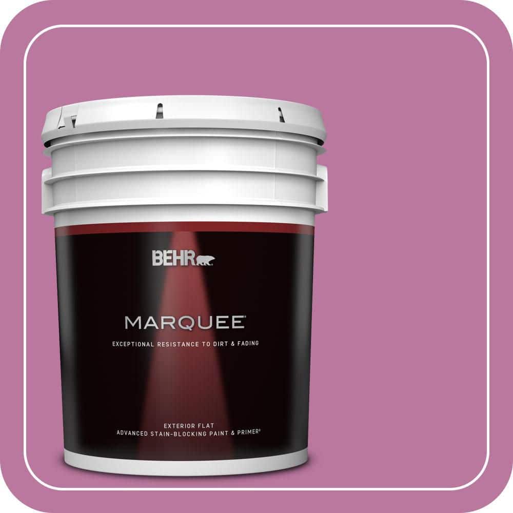 BEHR MARQUEE 5 gal. #690B-5 Valentine Heart Flat Exterior Paint & Primer