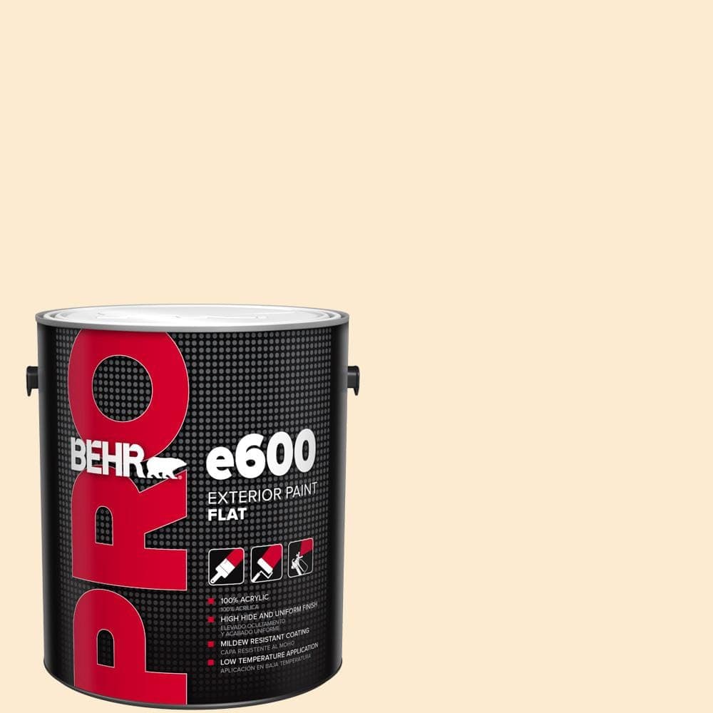 BEHR PRO 1 gal. #320E-1 Popcorn Ball Flat Paint
