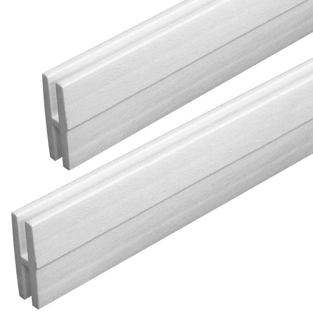 Barrette Outdoor Living 4 ft. White Vinyl Lattice Divider (2-Pack)