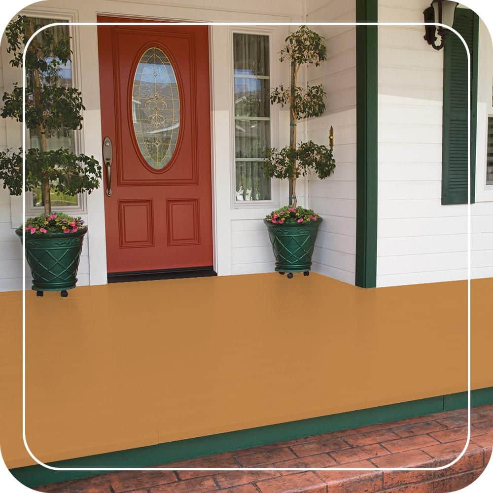 BEHR PREMIUM #290D-5 Low-Lustre Enamel Interior/Exterior Porch and Patio Floor Paint (2)