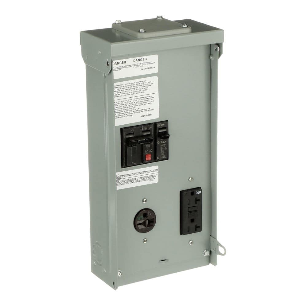 Midwest Electric Products 40 Amp 3-Space 6-Circuit Overhead Temporary Power Panel (U036C033) (3)