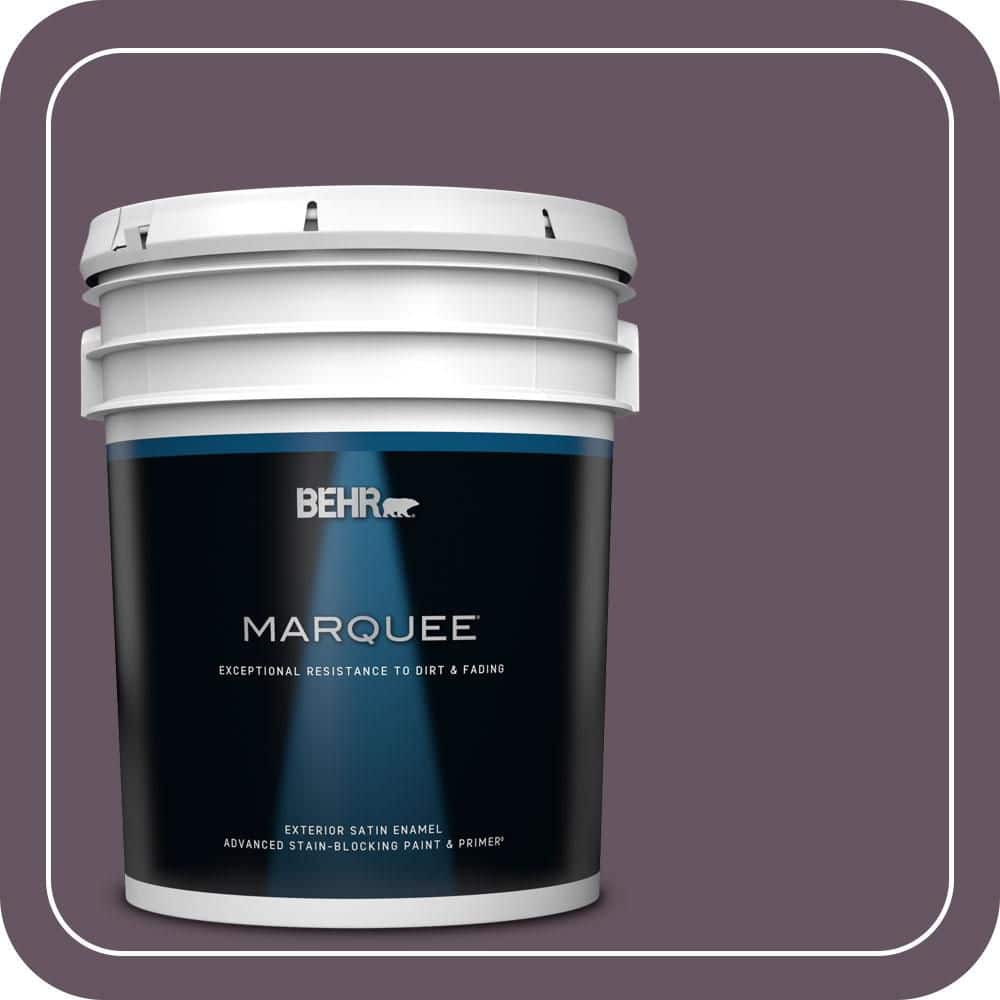 BEHR MARQUEE 5 gal. #690F-7 Indulgent Satin Enamel Exterior Paint & Primer