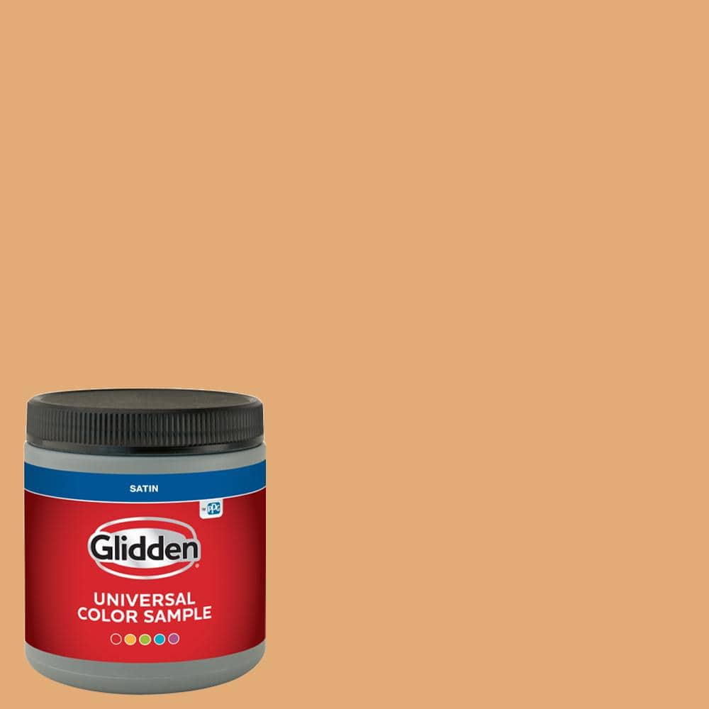 Glidden 8 oz. PPG1202-5 Buffalo Trail Satin Interior Paint Sample (1)