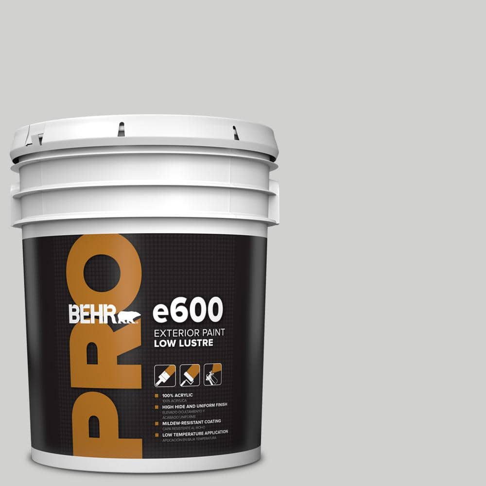 BEHR PRO 5 gal. #N520-1 White Metal Low Luster Exterior Paint