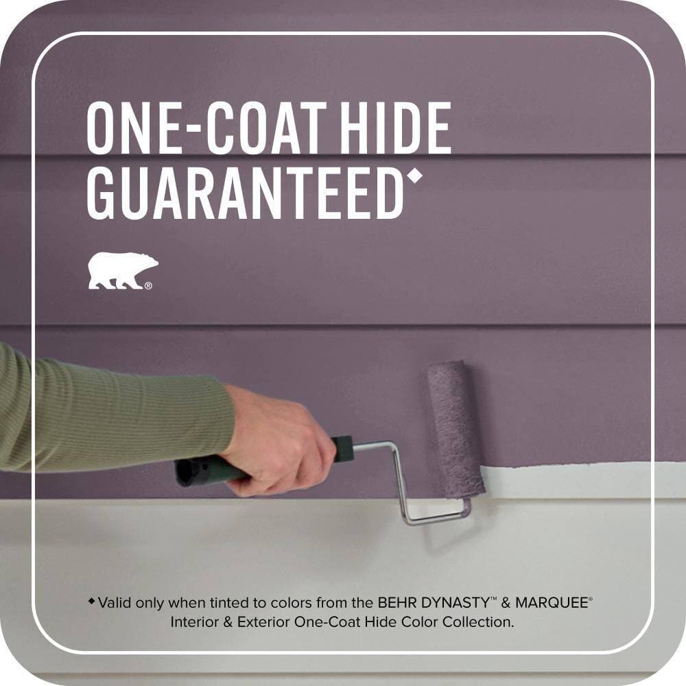 BEHR MARQUEE 1 gal. #MQ1-38 Smoked Mulberry Satin Enamel Exterior Paint & Primer (3)