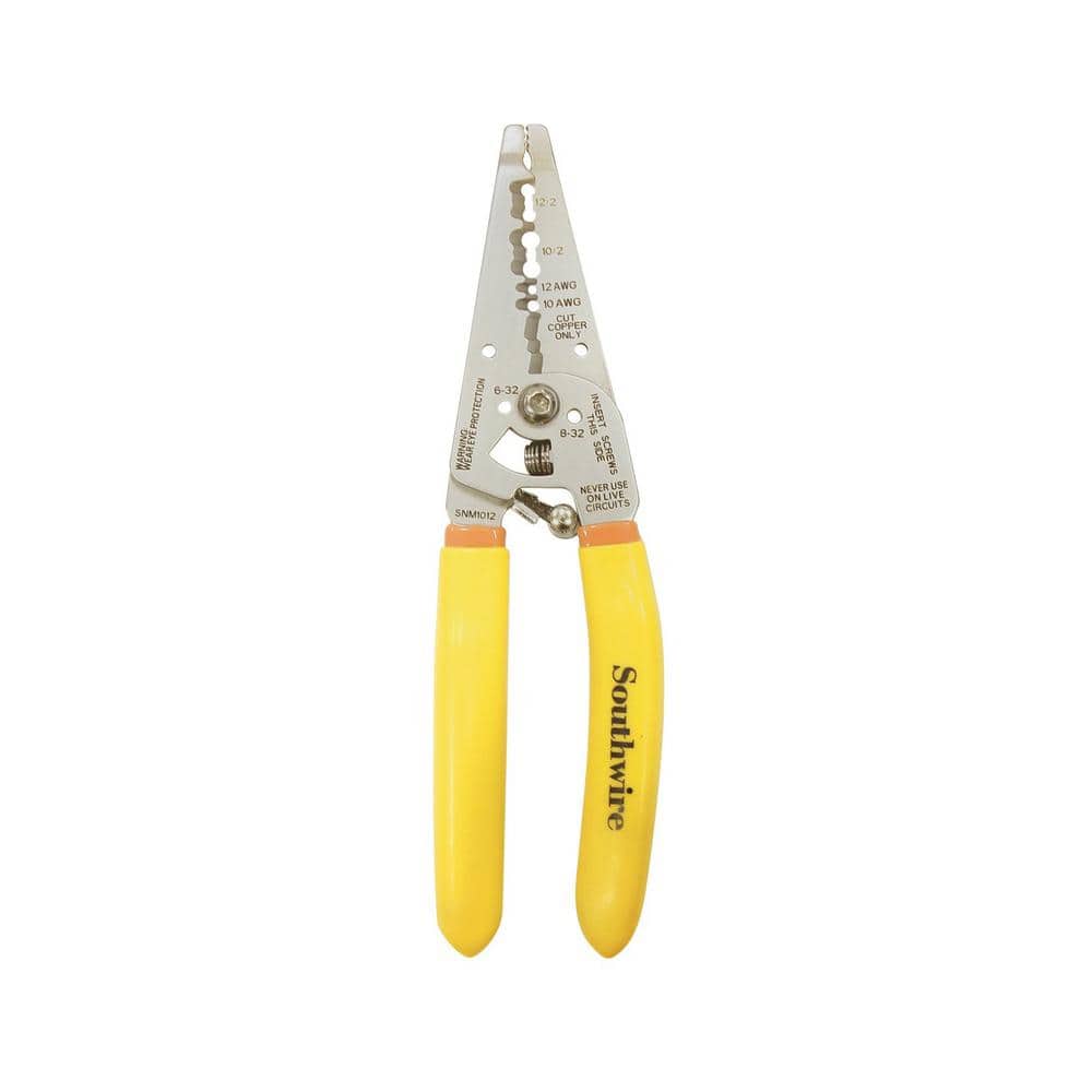Southwire Wire Stripper and Cutter for 10-12 AWG with Ergonomic Handles (1)