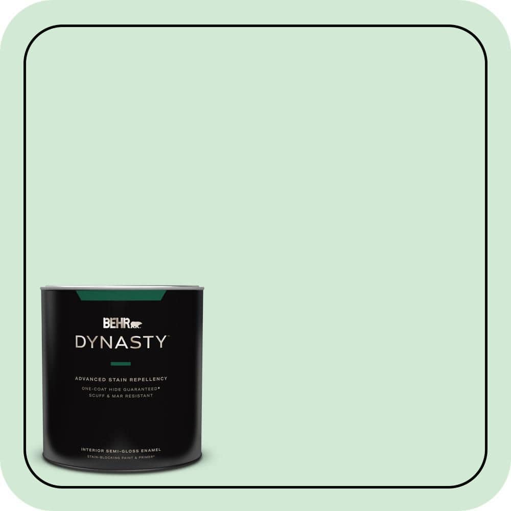 BEHR DYNASTY 1 qt. #460C-3 Venetian Pearl Semi-Gloss Enamel Interior Stain-Blocking Paint & Primer