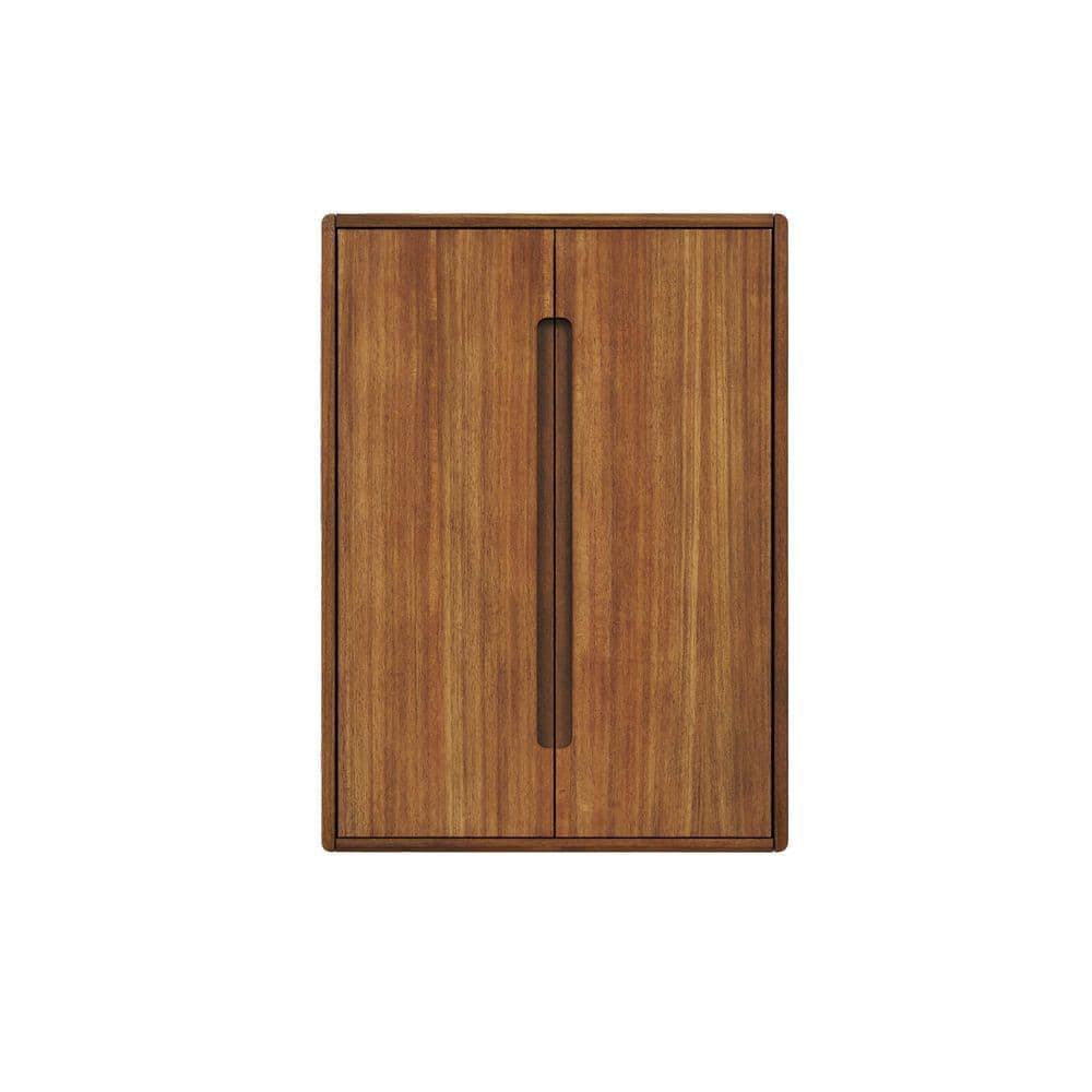 Water Creation Sequoia 24 in. W x 8 in. D x 33 in. H Bathroom Storage Wall Cabinet in Mangowood (2)