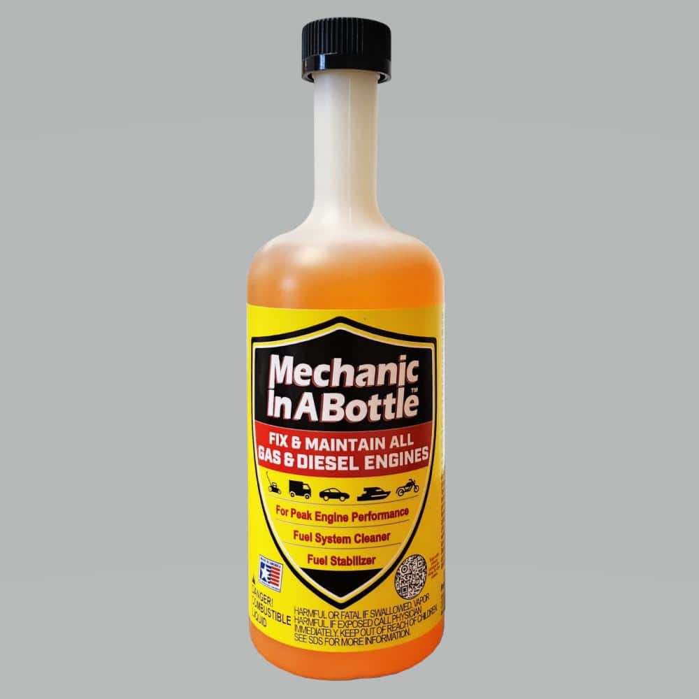 Mechanic in a Bottle 16 Oz. Fuel Additive Gas and Diesel - Fix, Maintain, Protect All Engines