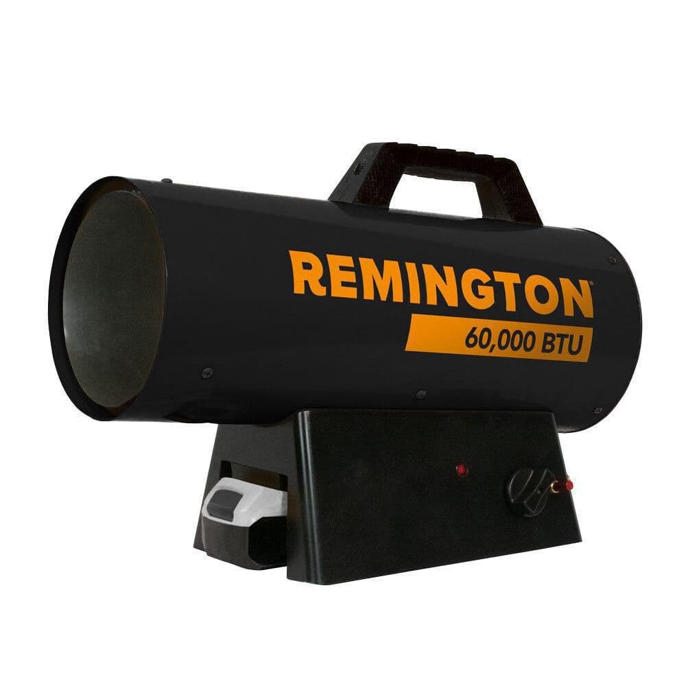 Remington 60,000 BTU Battery Operated LP Forced Air Space Heater - Variable Output - Battery Not Included