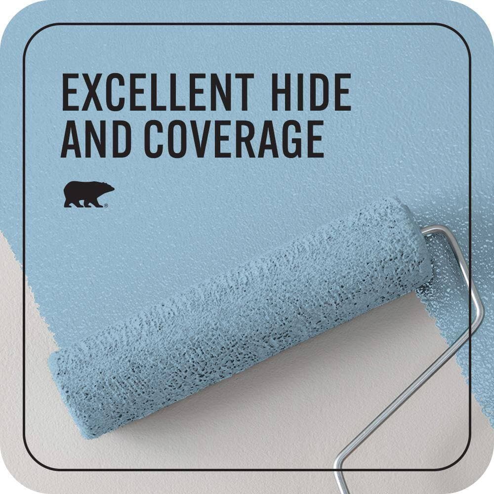 BEHR PREMIUM PLUS #PPU14-11 Gentle Sky Enamel EcoMix Plant-Based & Primer (2)