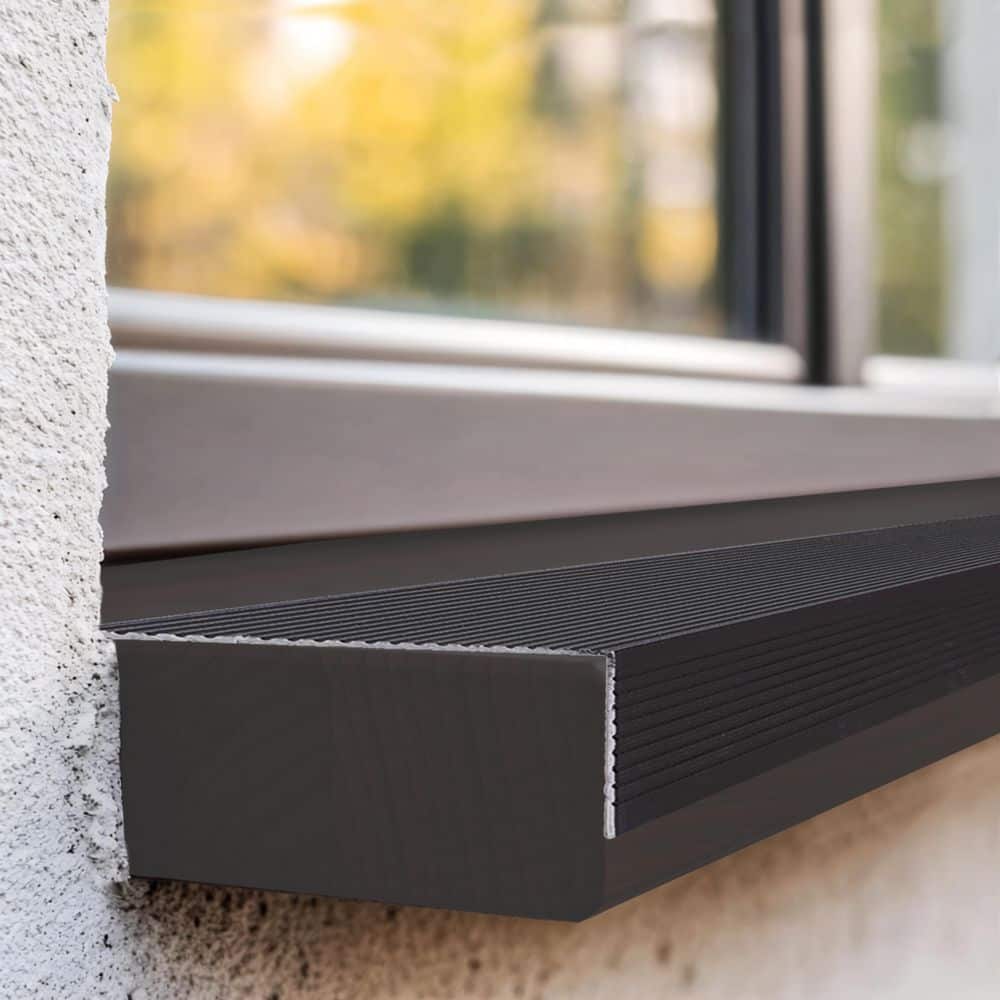 M-D Building Products TH083 4.5 in. x 1.5 in. x 36 in. Bronze Sill Nosing Weatherstrip (3)