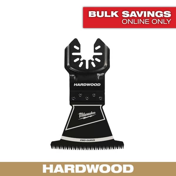 Milwaukee 2-1/2 in. High Carbon Steel Universal Fit Japanese Teeth Hardwood Cutting Multi-Tool Oscillating Blade (1-Pack) (2)
