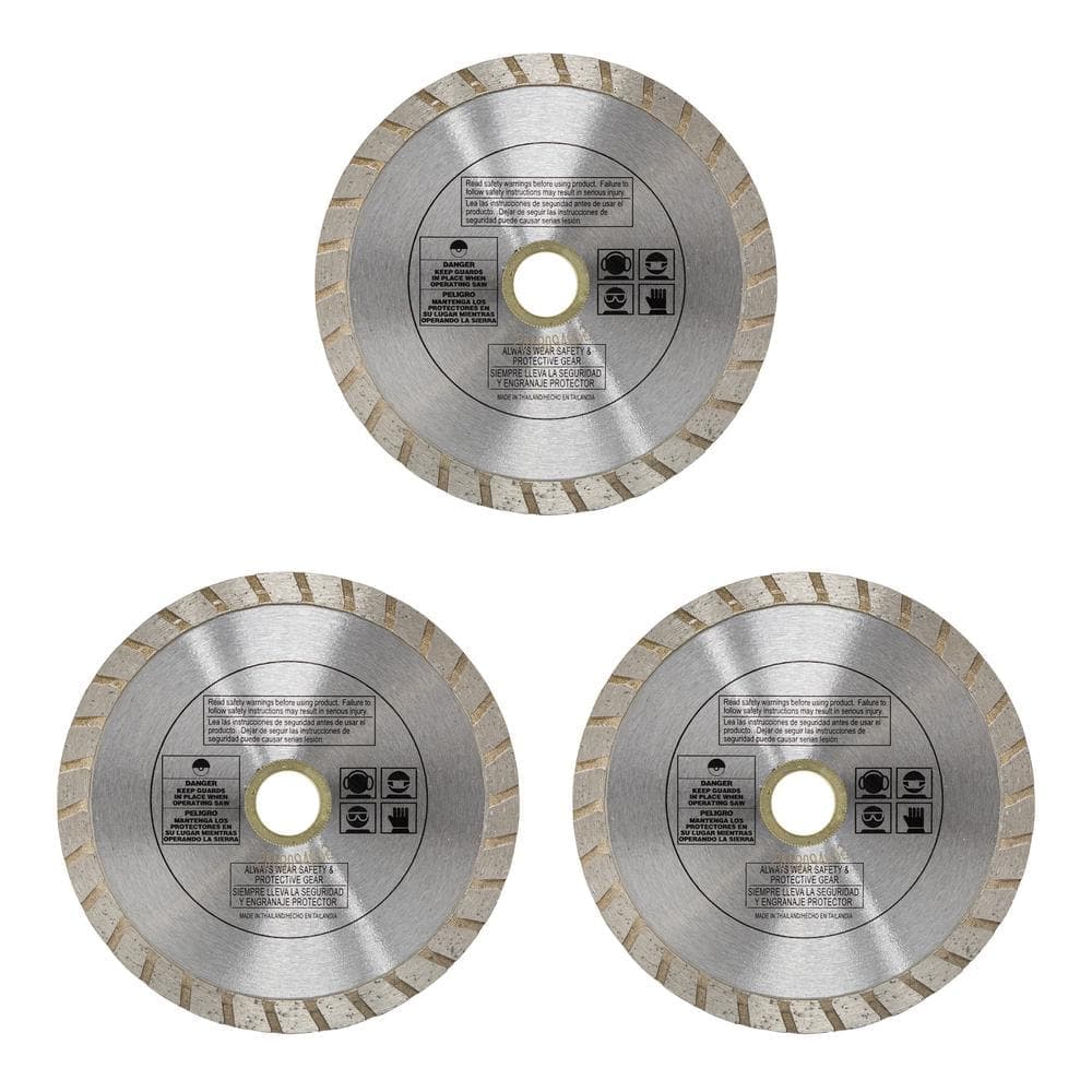 Avanti Pro 4.5 in. Turbo Diamond Blade (3-Pack) (2)