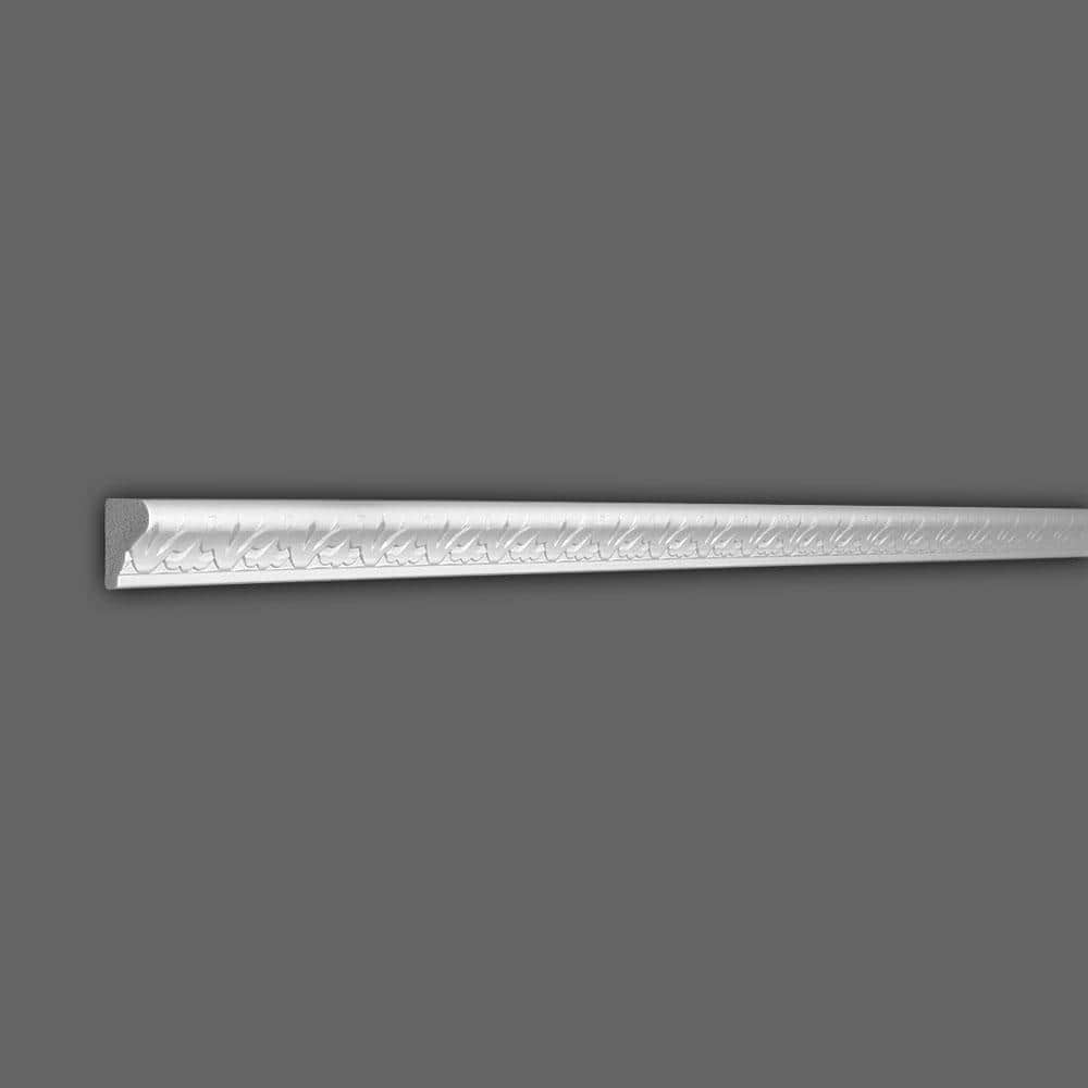 American Pro Decor 1-3/8 in. x 7/8 in. x 96 in. Lambs Tongue Recycled Polystyrene Panel Moulding Pro Pack 64 LF (8-Pack) (2)