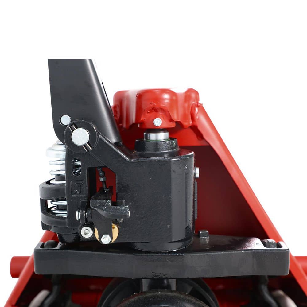 TORY CARRIER 5,500 lbs. Durable Pump Hand Pallet Truck 48 x 27 in. Fork Size Hydraulic Manual Pallet Jack 7.3 in. Lifting Height Red (2)