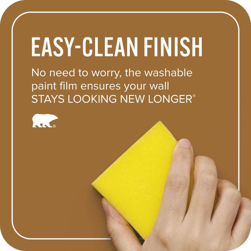BEHR ULTRA 1 qt. #PPU6-01 Curry Powder Extra Durable Flat Interior Paint & Primer (4)