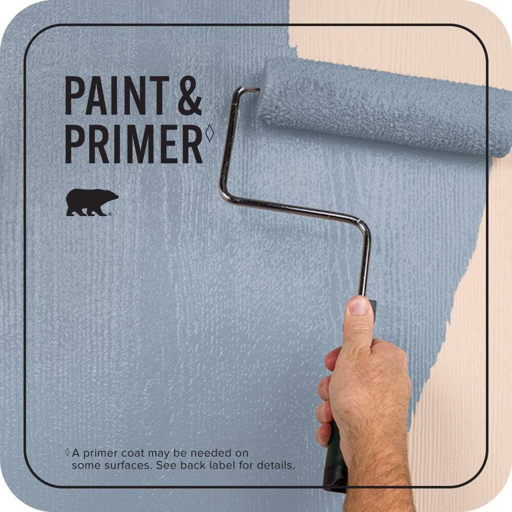 BEHR PREMIUM PLUS 1 qt. #580F-4 River Valley Flat Exterior Paint & Primer (2)