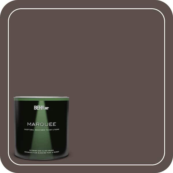 BEHR PREMIUM PLUS 1 gal. Home Decorators Collection #HDC-AC-07 Oak Creek Semi-Gloss Enamel Low Odor Interior Paint & Primer (4)