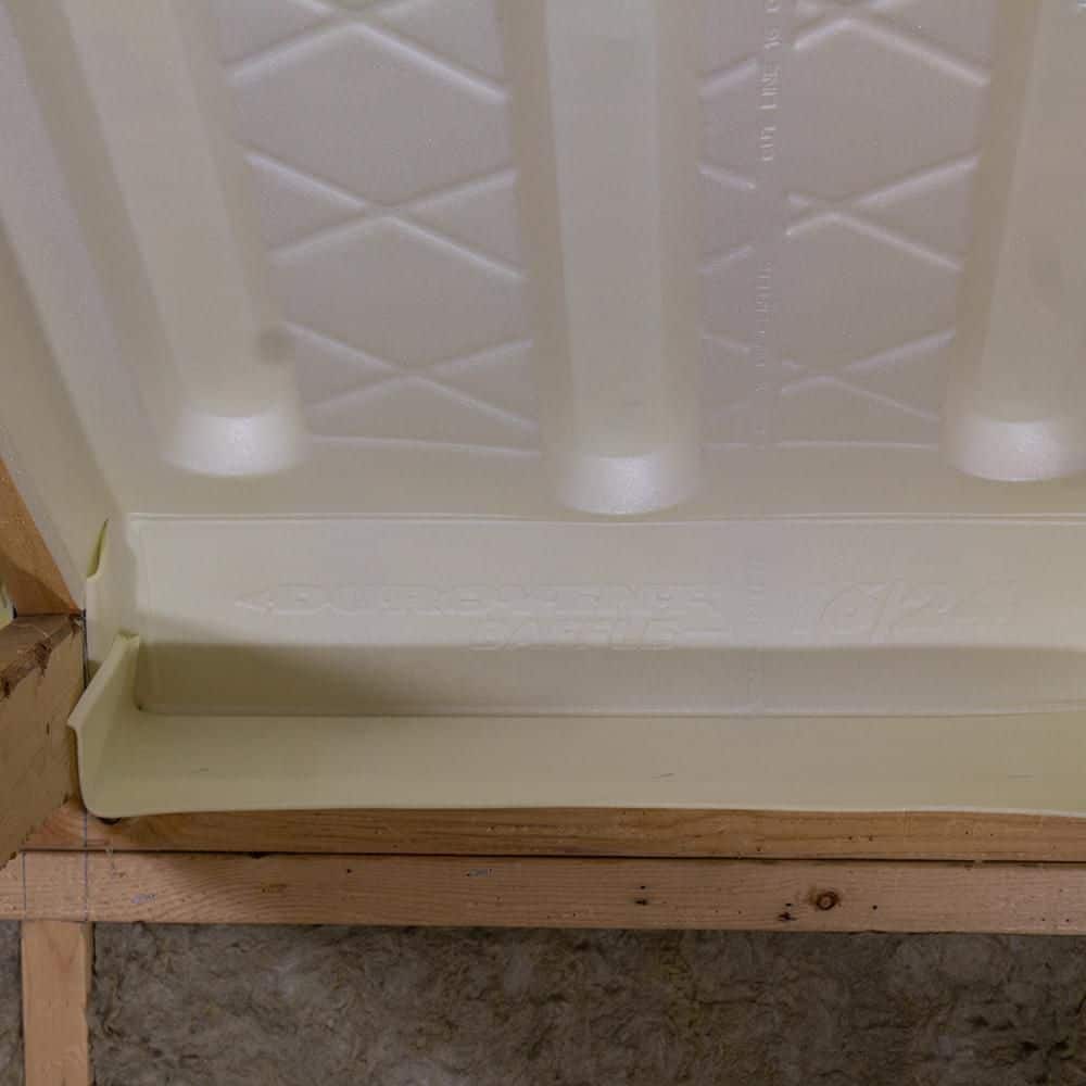 ADO Products Durovent 23-1/2 in. x 46 Rafter Vent with Built-In Baffle 20/Case (3)