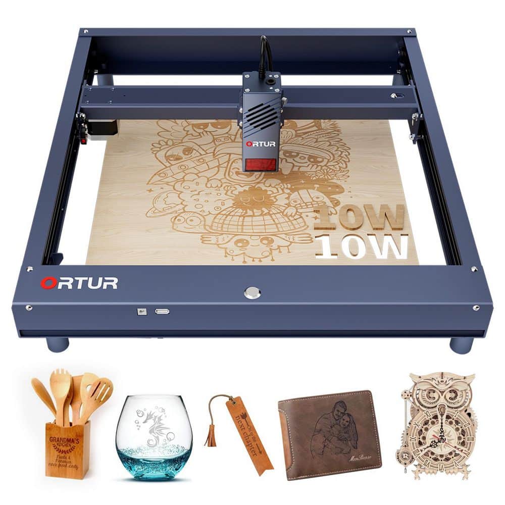 ORTUR H10 Enclosed 10W Laser Engraver, Cutter Machine for Wood, Glass, Acrylic, Leather and Crafts (2)