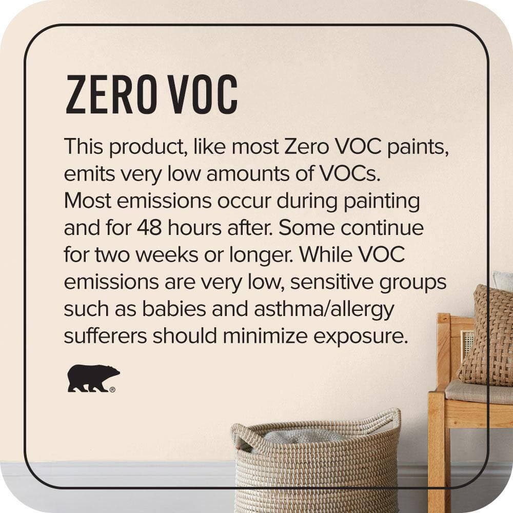 BEHR PREMIUM PLUS #ECC-55-2 Adobe White Flat Low Odor & Primer (4)