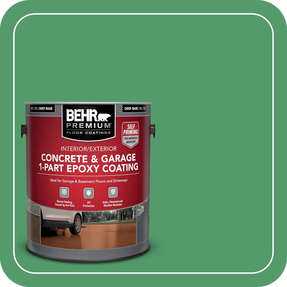 BEHR PREMIUM #P410-6 Self-Priming 1-Part Epoxy Satin Interior/Exterior Concrete and Garage Floor Paint (1)
